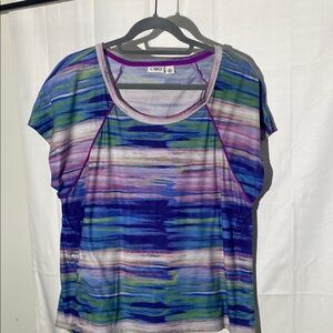 Cato Women's Multicolor Striped Top